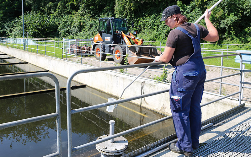 Klaeranlage Wassertest